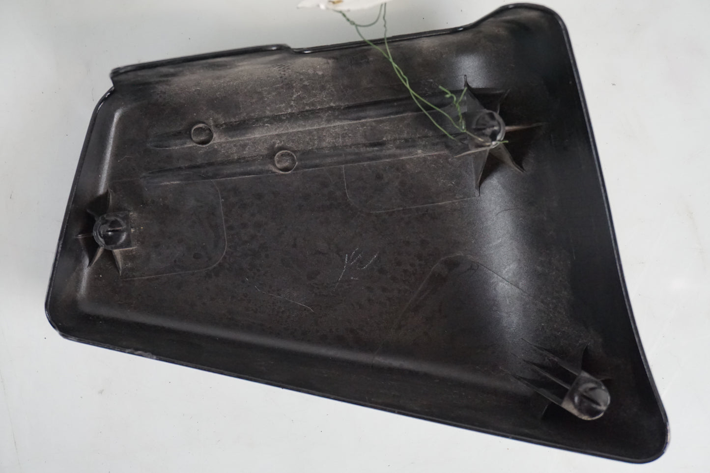 Snett nerifrån på Sidopanel från en Honda VTX 1800 -2002 motorcykel.