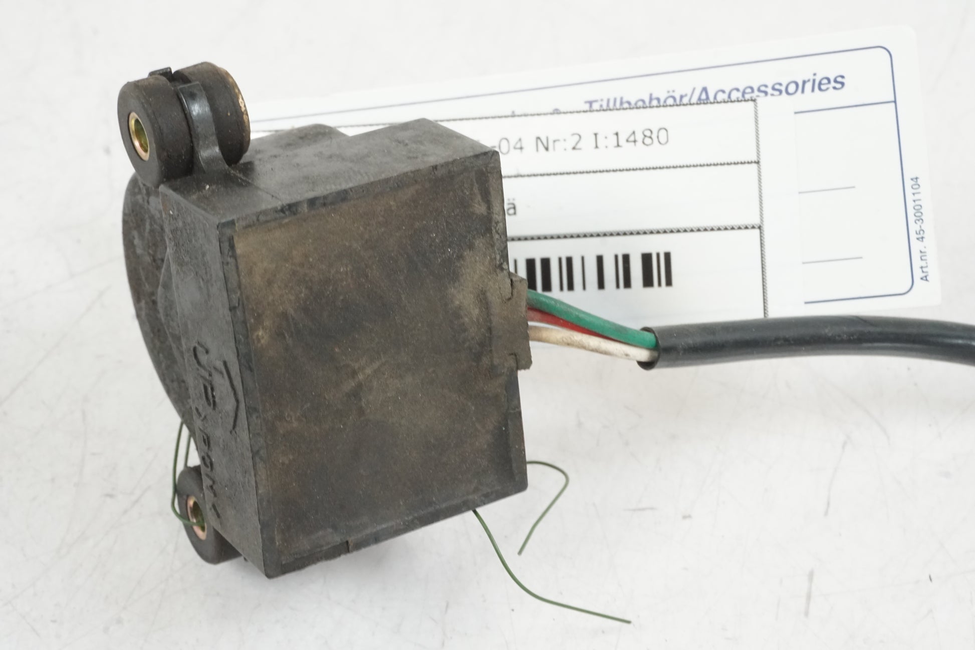 Höger sida på Tilt Sensor från en Honda CB 1300 F -2004 motorcykel.