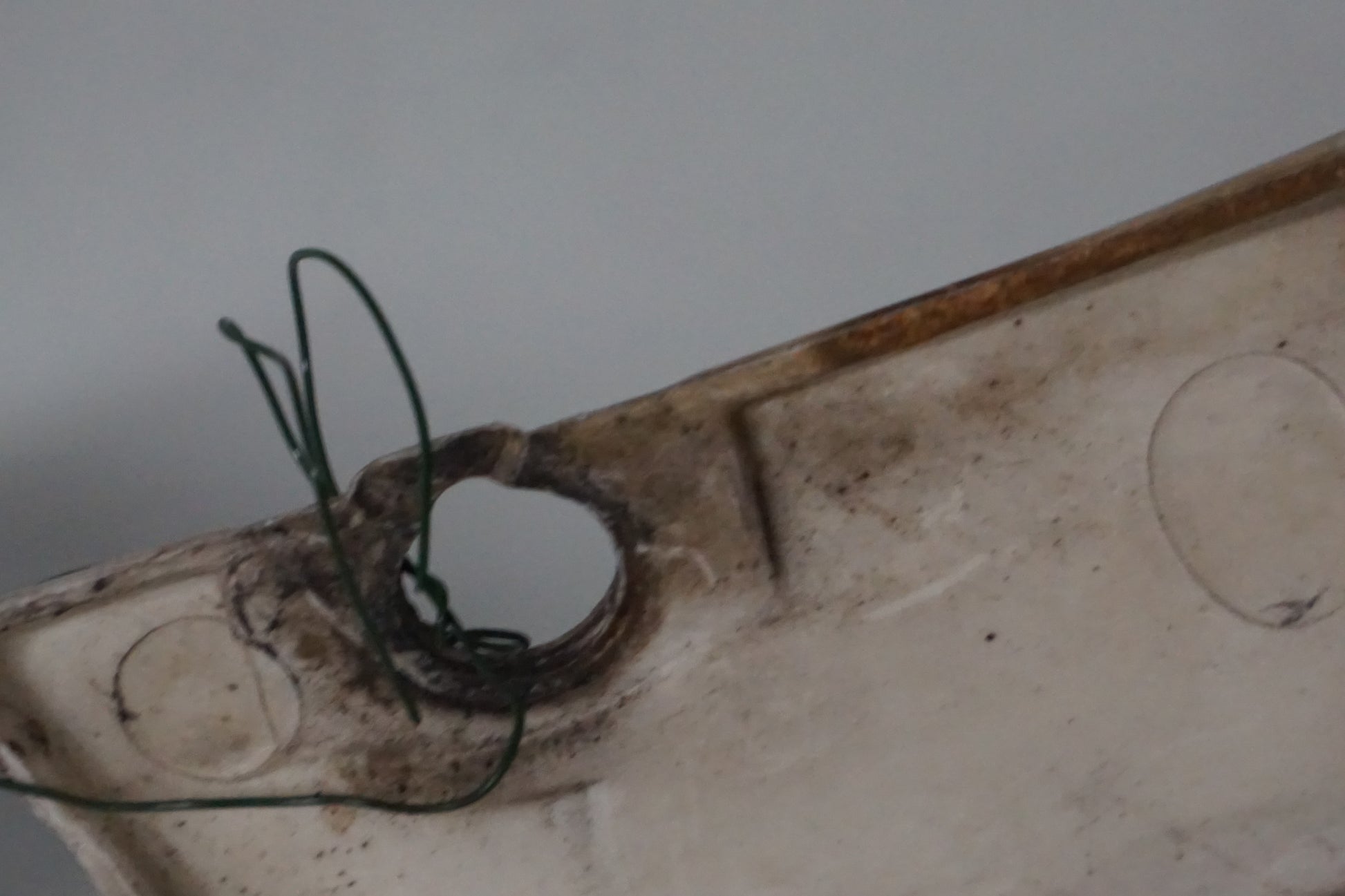 Snett uppifrån på Sidopanel från en Honda XL 125 R -1998 motorcykel.