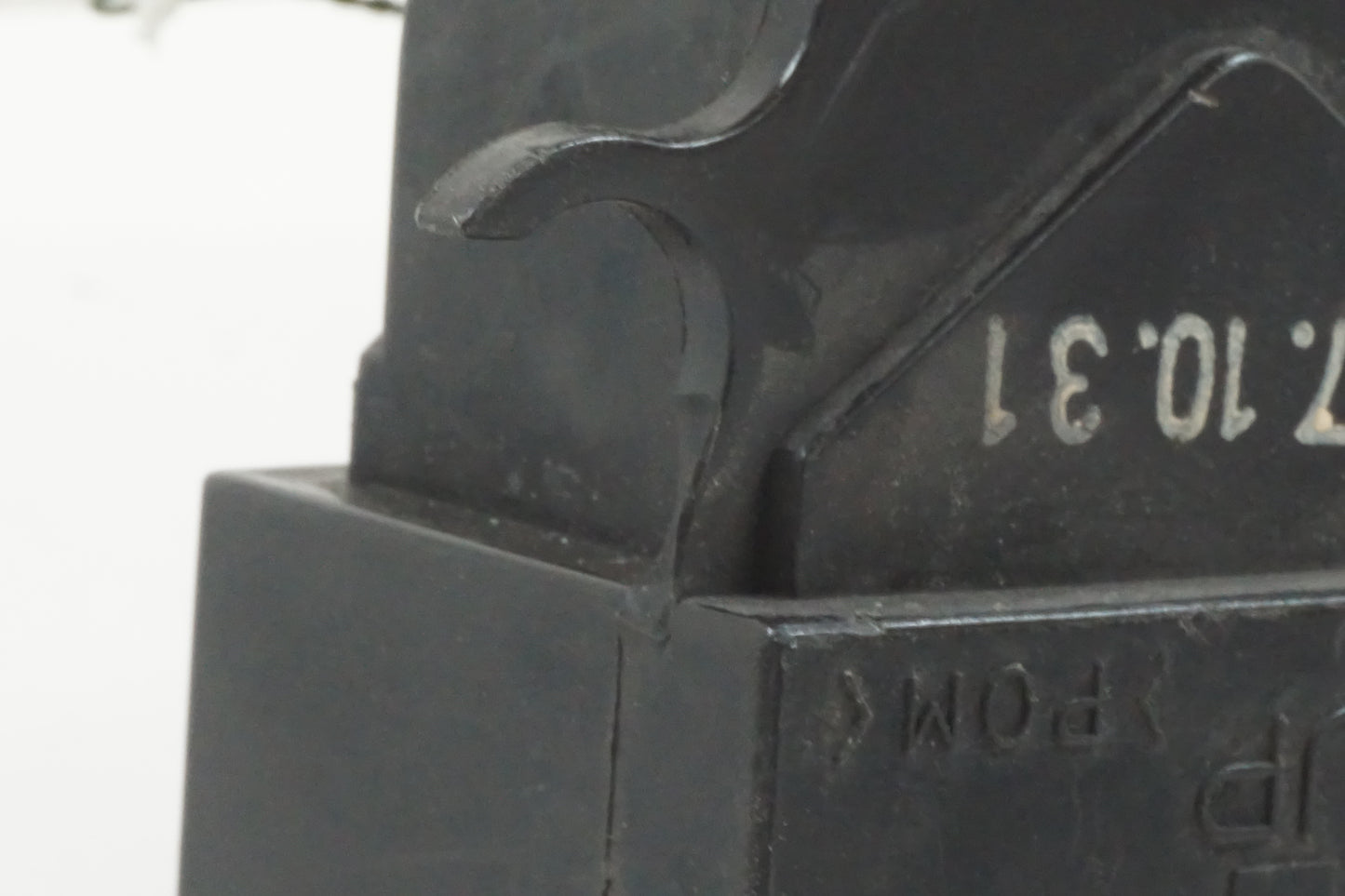 Snett uppifrån på Tilt Sensor från en Honda ST 1100 -1998 motorcykel.