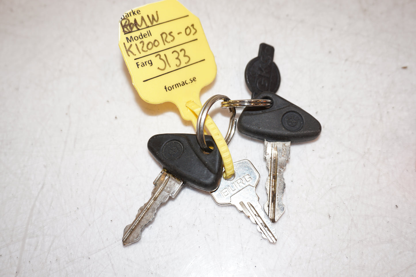 Extrabilder på Låssats från en BMW K 1200 RS -2003 motorcykel.