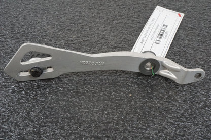 Snett uppifrån på Bromspedal från en Buell 1125 CR -2009 motorcykel.