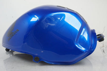 Snett uppifrån på Bensintank från en Honda CBR 1100 XX -2000 motorcykel.