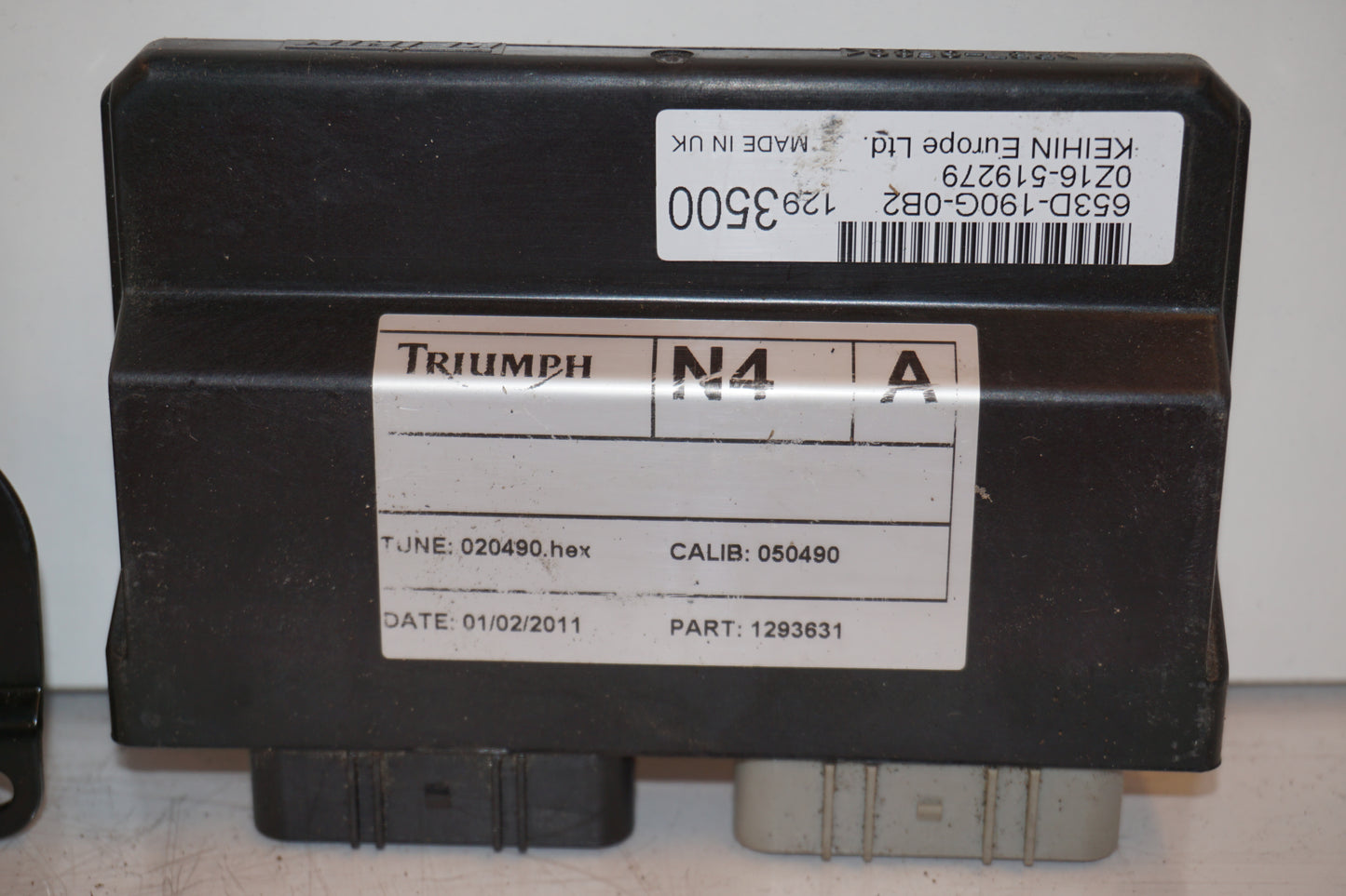 Extrabild2 på Låssats från en Triumph Speed Triple -2011 motorcykel.