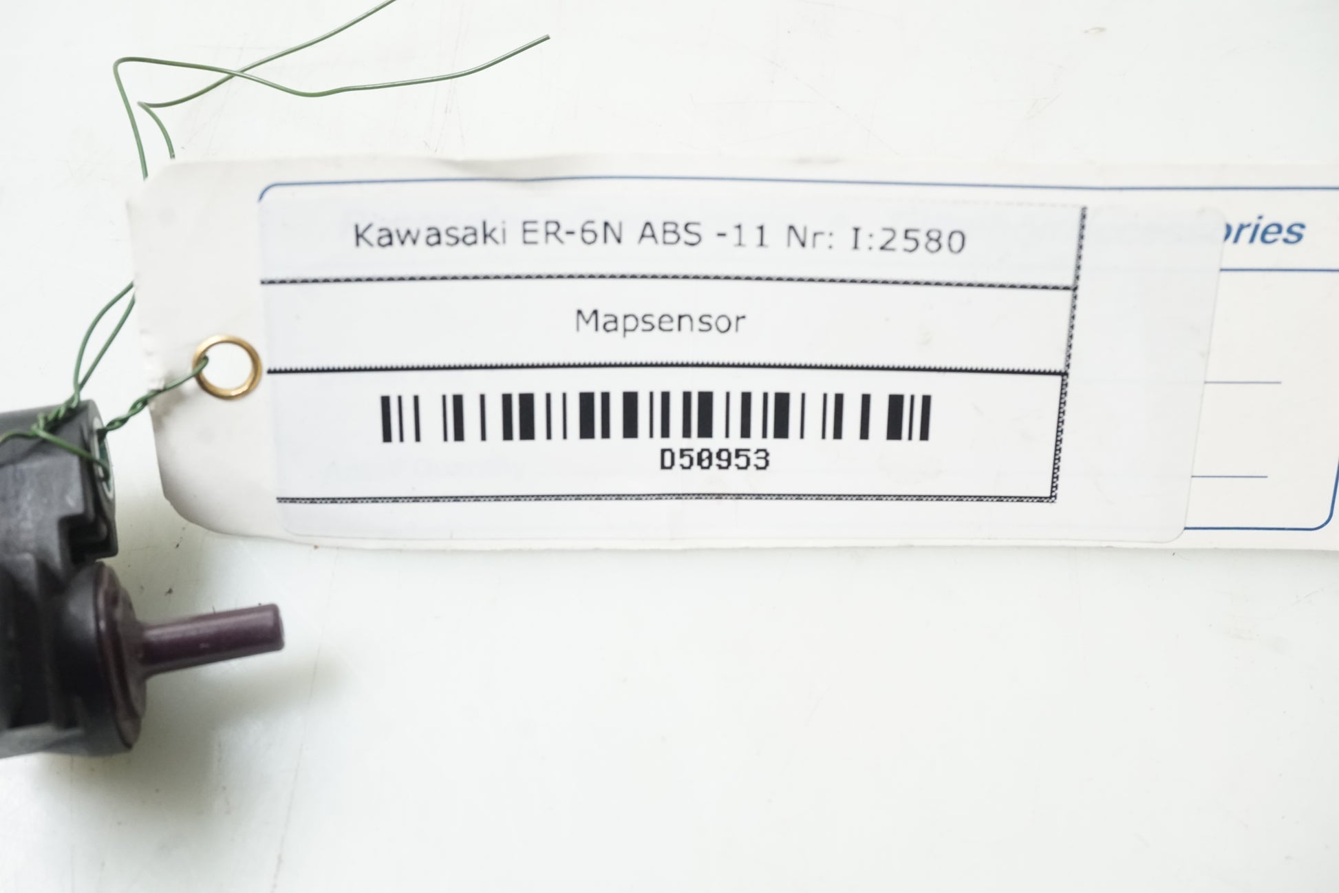 Framsidan på Mapsensor från en Kawasaki ER-6N -2011 motorcykel.