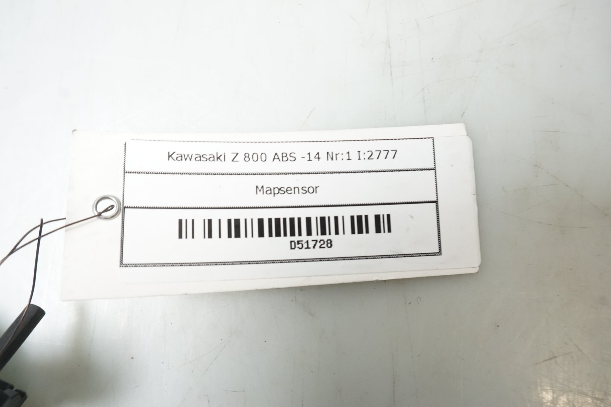 Framsidan på Mapsensor från en Kawasaki Z 800 -2014 motorcykel.