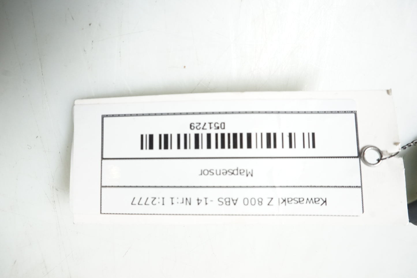 Höger sida på Mapsensor från en Kawasaki Z 800 -2014 motorcykel.