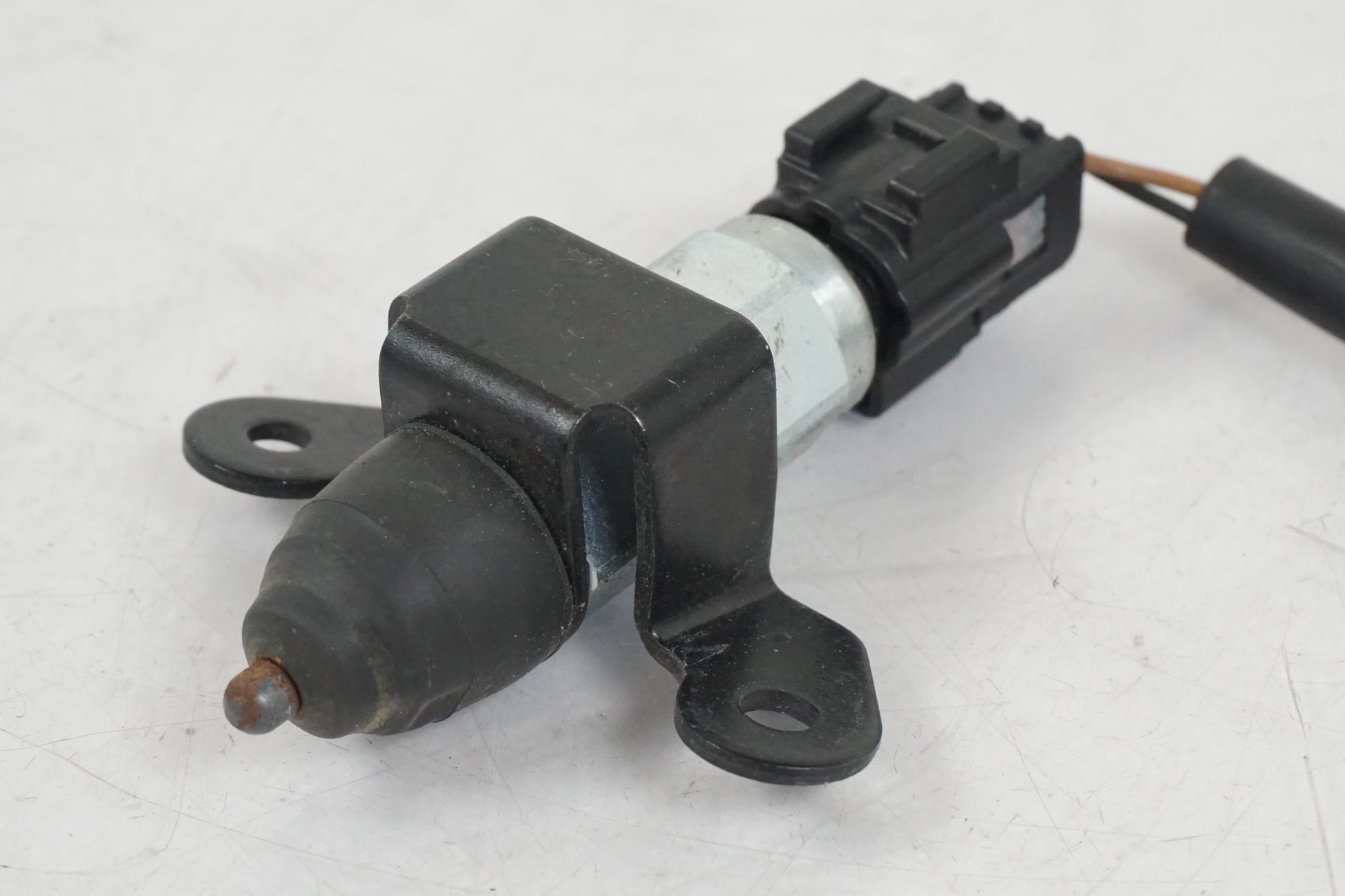 Höger sida på Lås från en Yamaha FJR 1300 -2016 motorcykel.