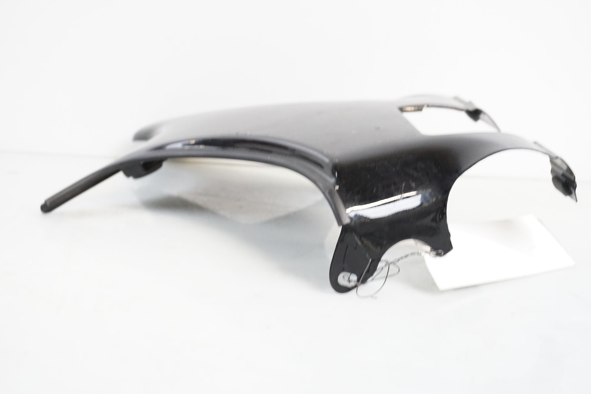 Snett uppifrån på Styrkåpa från en Honda VT 1100 C -1995 motorcykel.