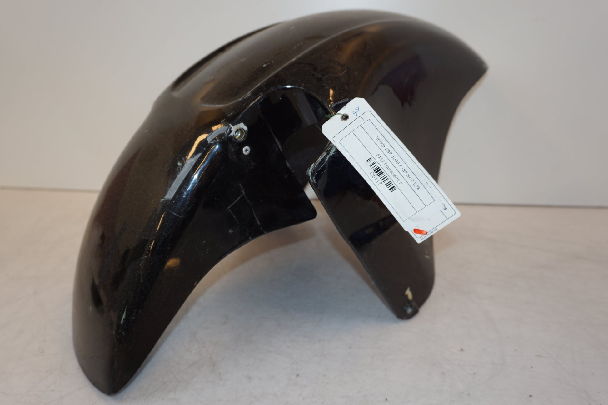 Framsidan på Framskärm från en Honda CBR 1000 F -1987 motorcykel.