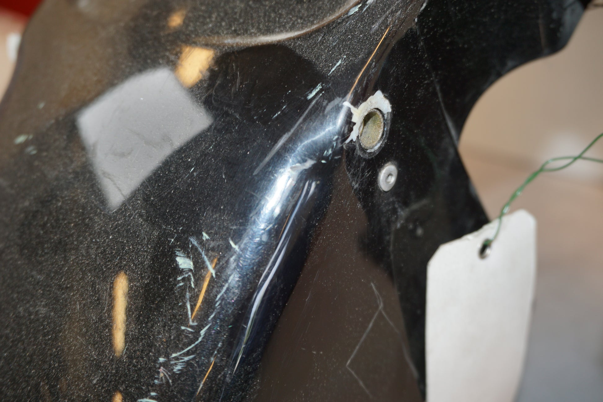 Höger sida på Framskärm från en Honda CBR 1000 F -1987 motorcykel.