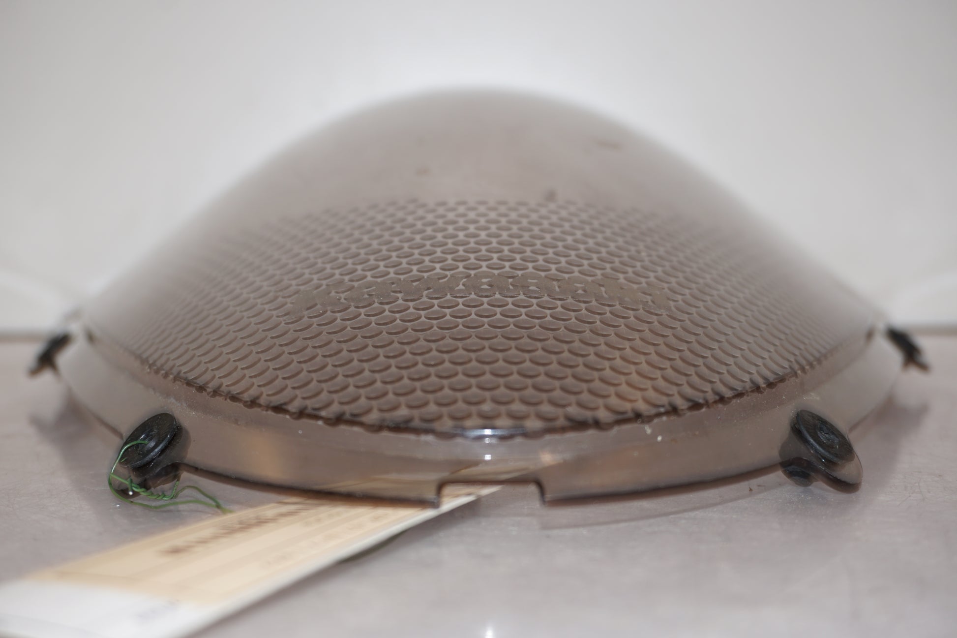 Baksidan på Vindruta från en Kawasaki ZX-10R -2007 motorcykel.