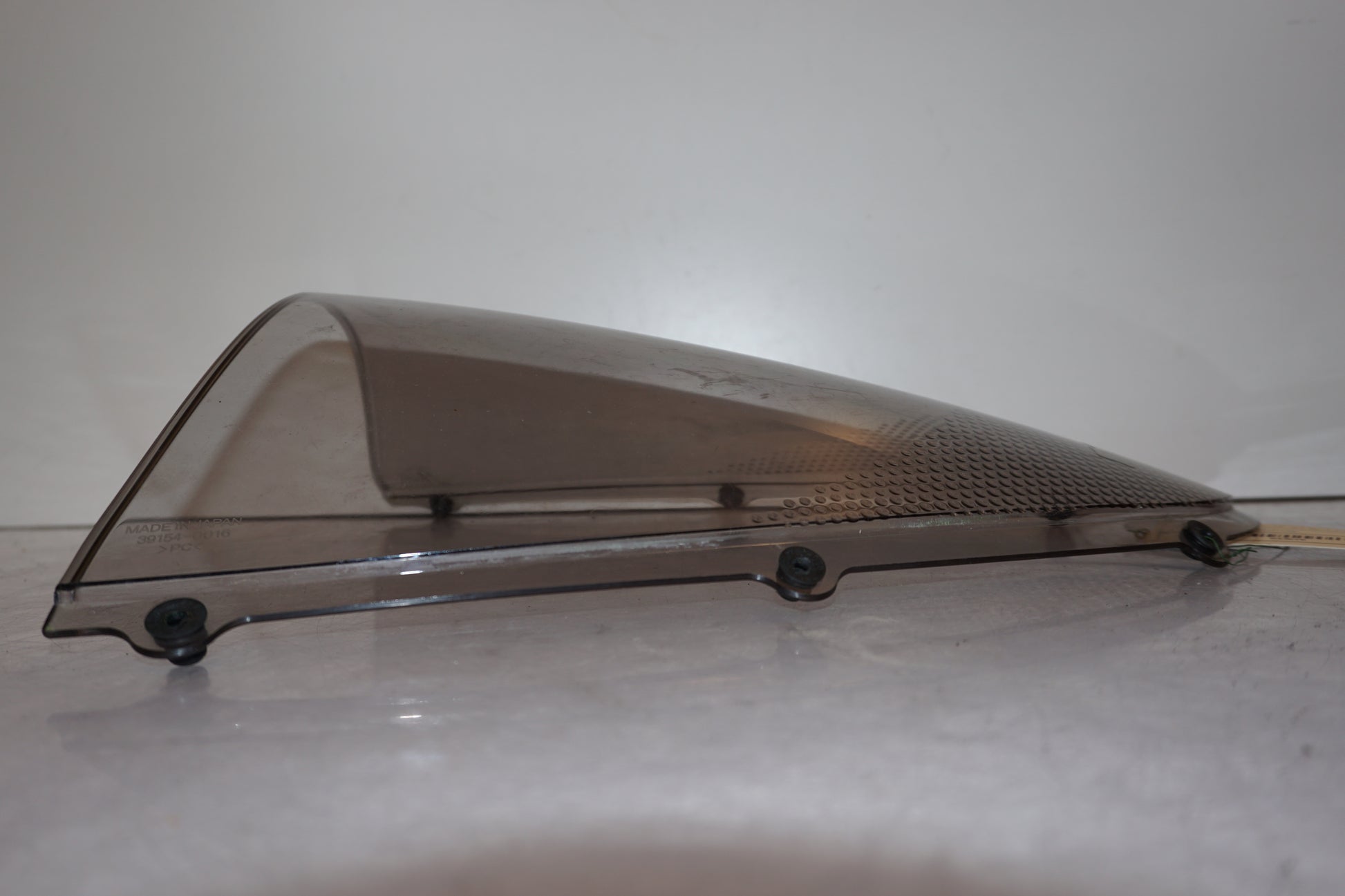 Höger sida på Vindruta från en Kawasaki ZX-10R -2007 motorcykel.