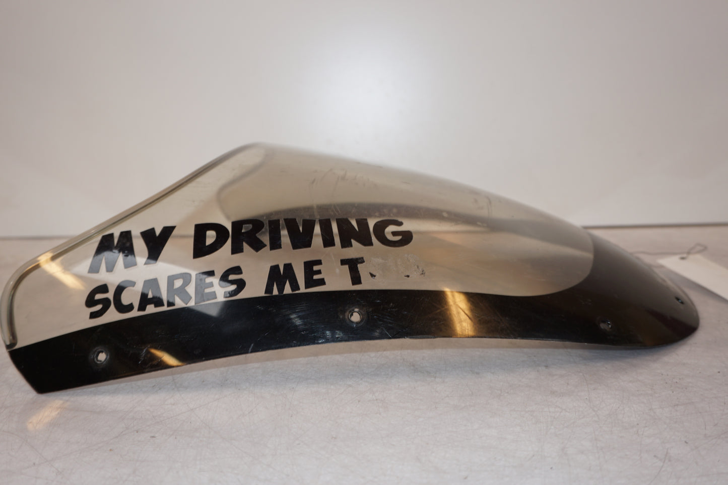 Höger sida på Vindruta från en Kawasaki ZX-9R -1997 motorcykel.