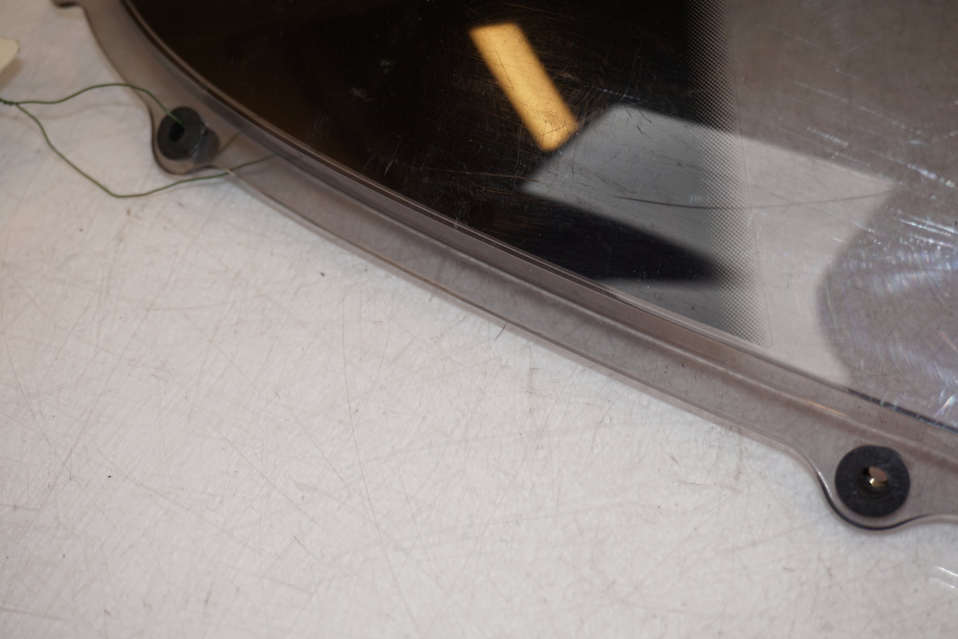 Extrabild1 på Vindruta från en Kawasaki ZZ-R 1400 -2010 motorcykel.