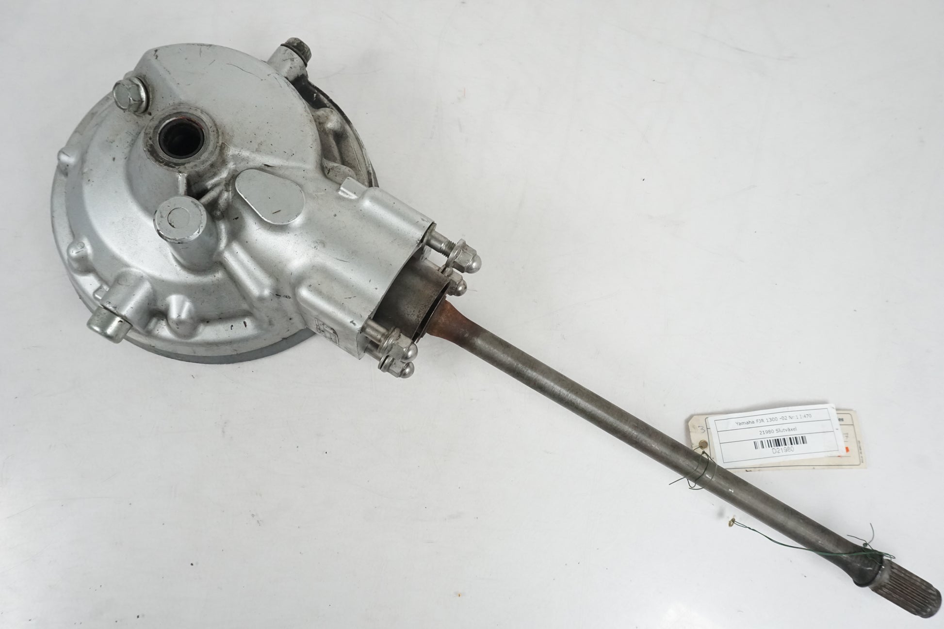 Framsidan på Slutväxel från en Yamaha FJR 1300 -2002 motorcykel.