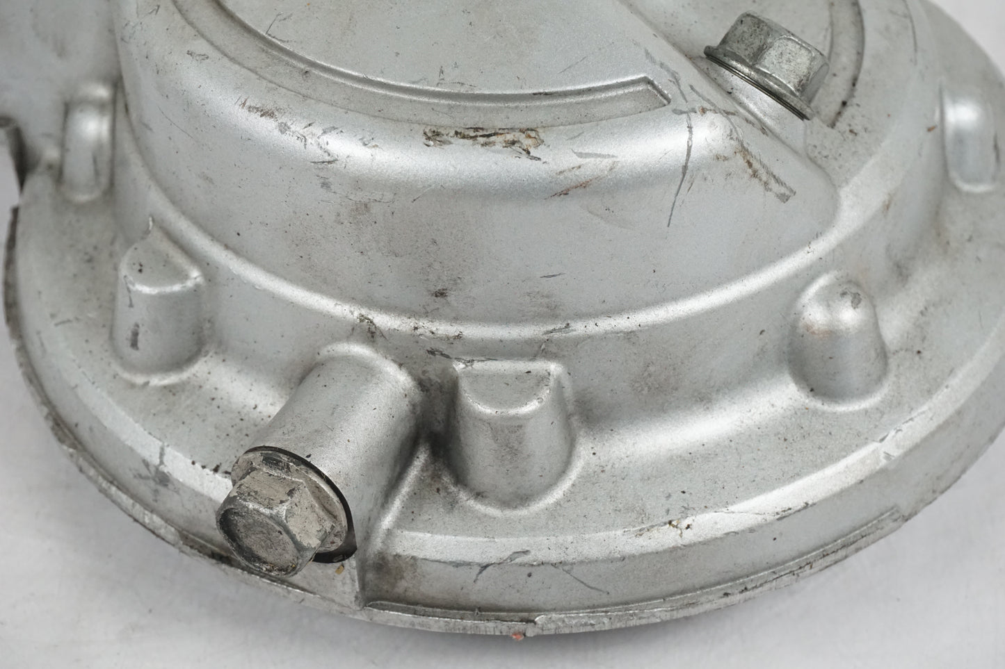 Snett nerifrån på Slutväxel från en Yamaha XV 750 -1995 motorcykel.