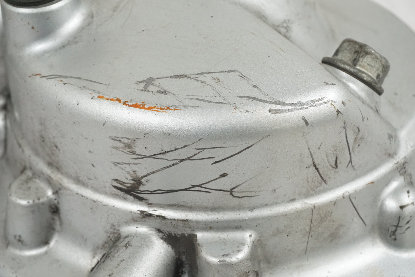 Snett nerifrån på Slutväxel från en Yamaha XVS 1100 -2000 motorcykel.