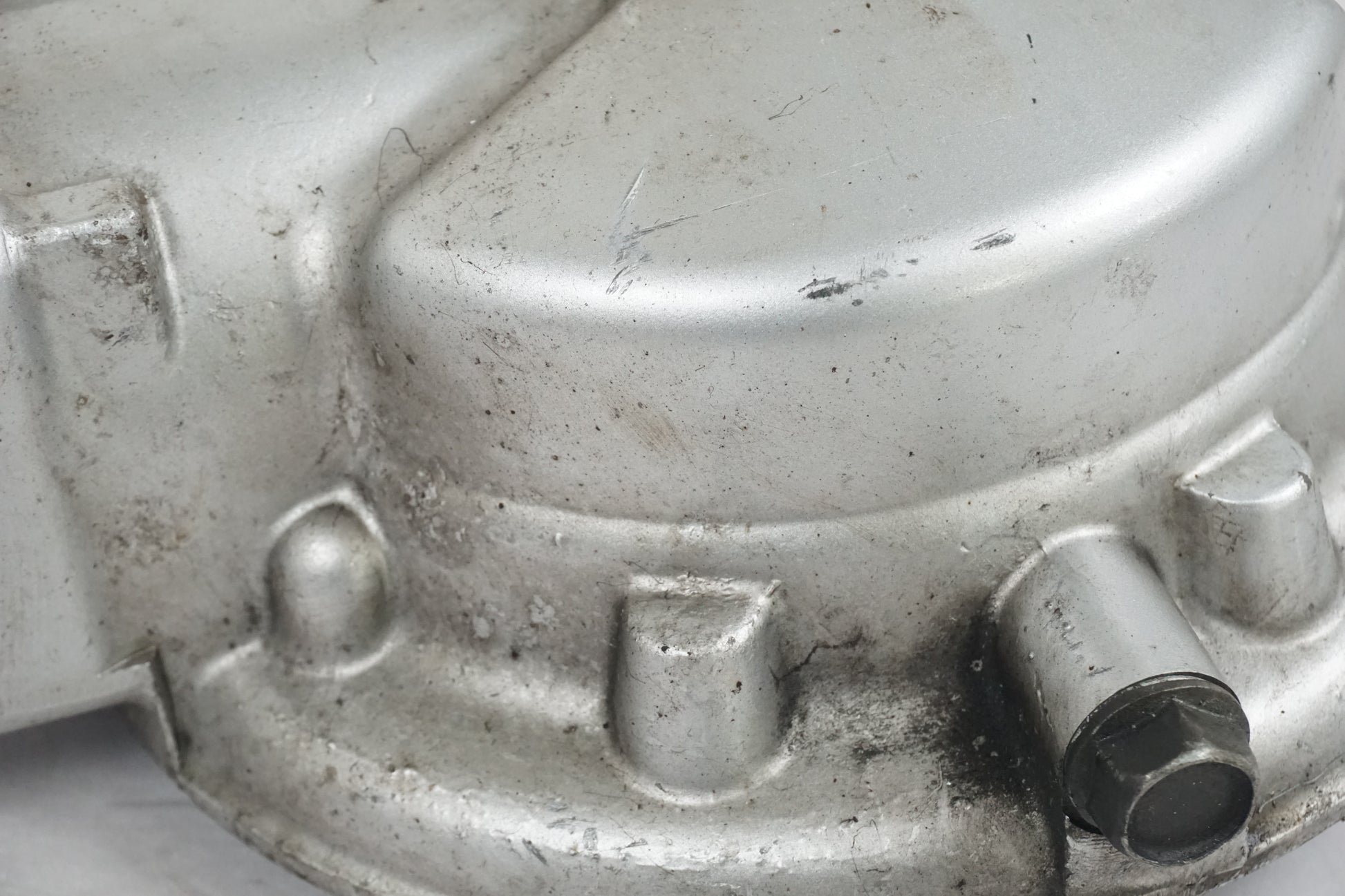 Snett nerifrån på Slutväxel från en Yamaha XJ 900 S -1999 motorcykel.