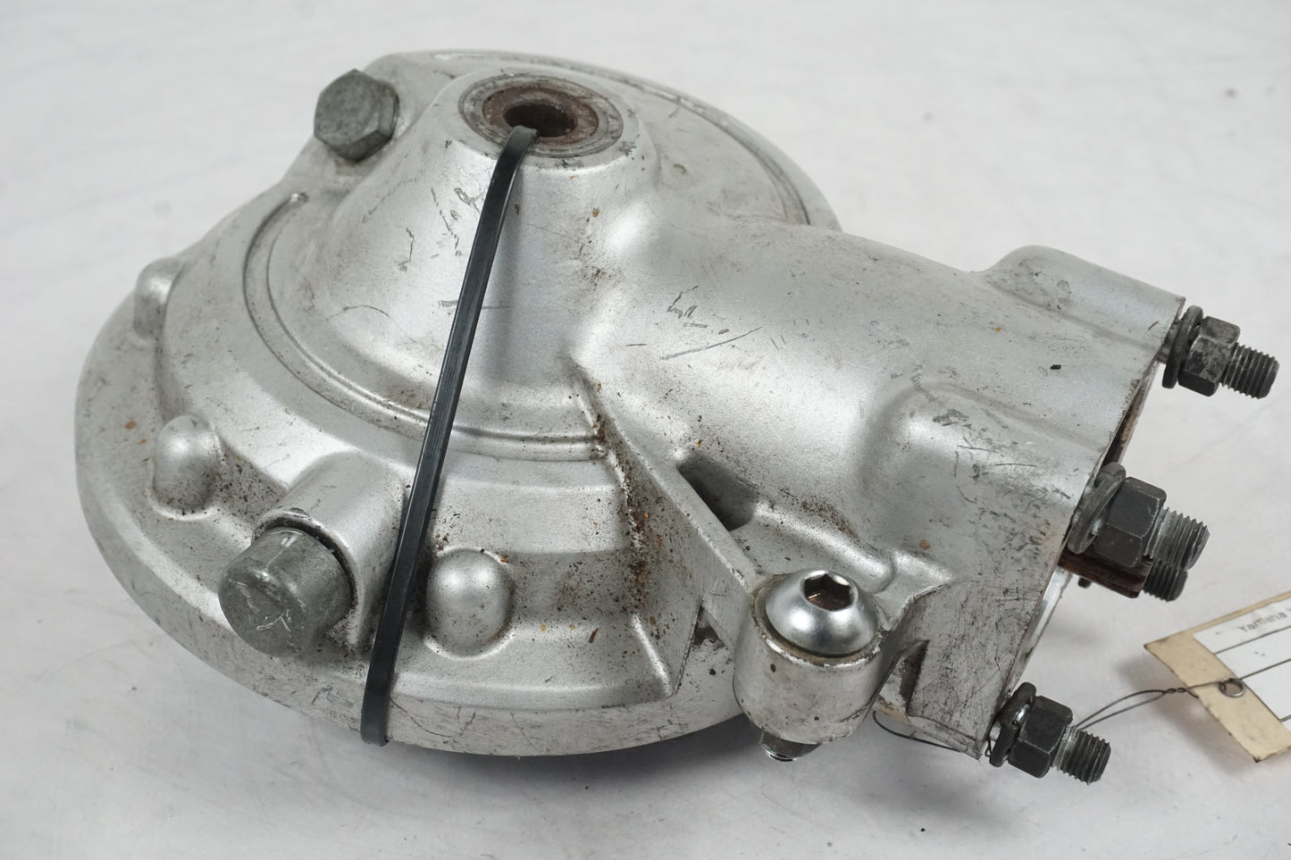 Baksidan på Slutväxel från en Yamaha XV 400 -1983 motorcykel.