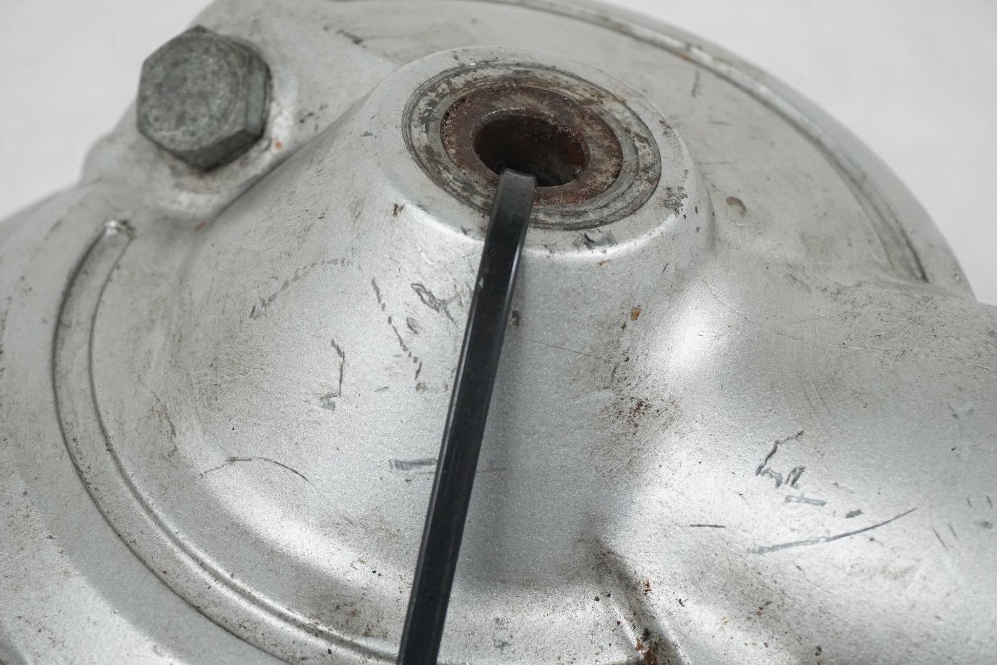 Vänster sida på Slutväxel från en Yamaha XV 400 -1983 motorcykel.