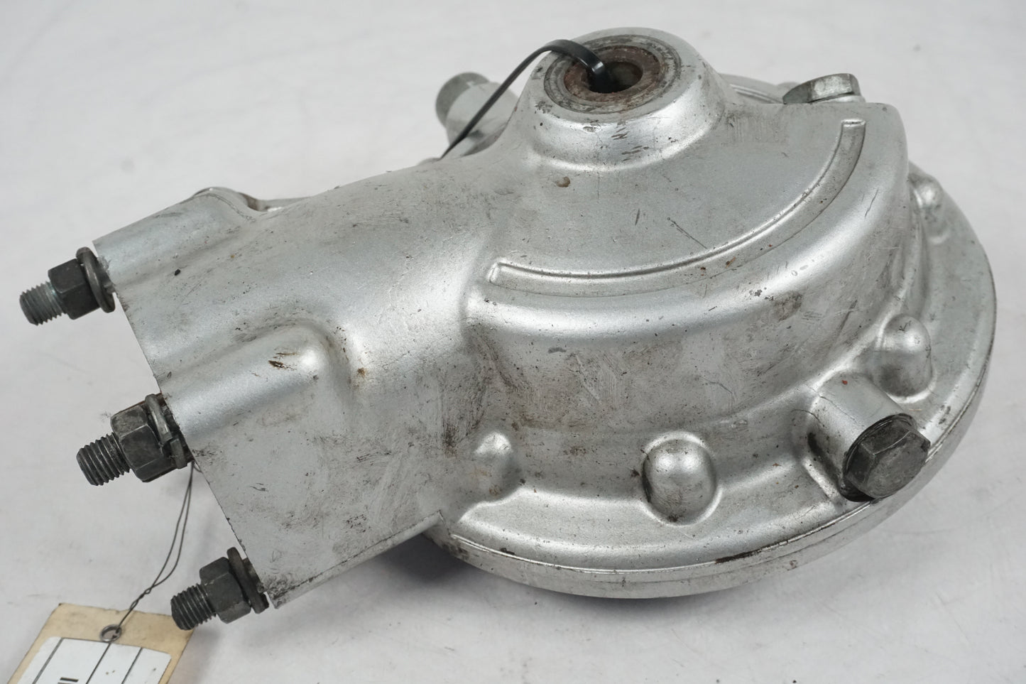 Snett nerifrån på Slutväxel från en Yamaha XV 400 -1983 motorcykel.