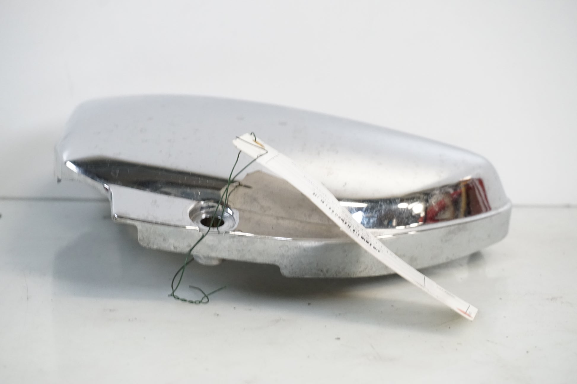 Baksidan på Sidopanel från en Kawasaki VN 750 -1993 motorcykel.