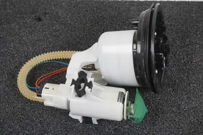 Vänster sida på Bensinpump insprut från en BMW S 1000 R -2015 motorcykel.