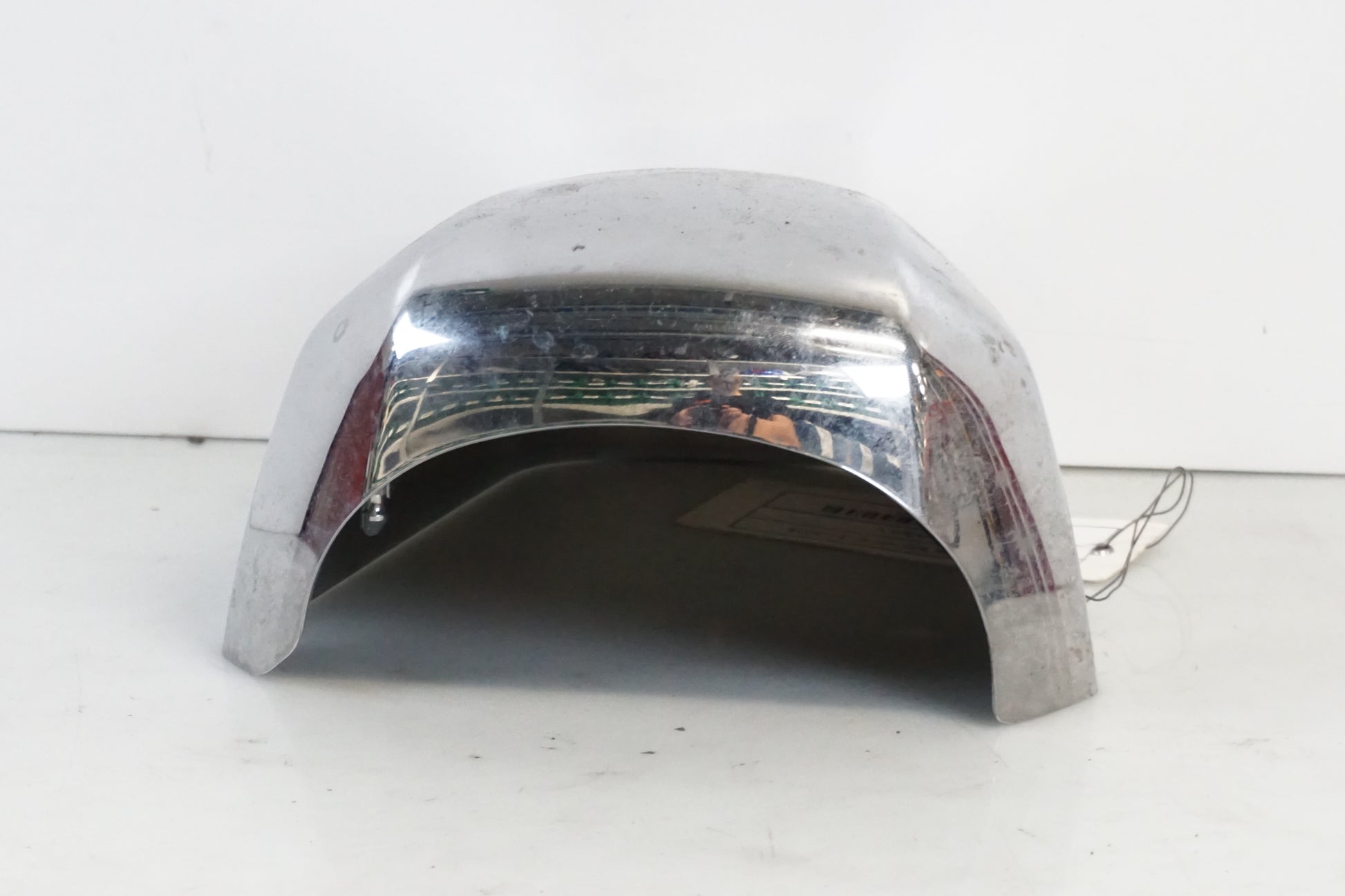 Snett uppifrån på Dekorkåpa från en Kawasaki VN 900 -2007 motorcykel.