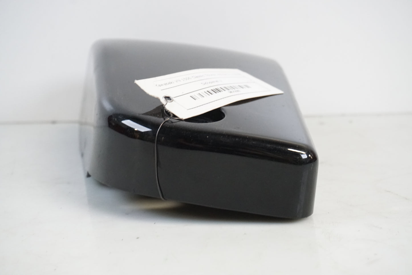 Snett uppifrån på Sidopanel från en Kawasaki VN 1500 Classic Tourer -2003 motorcykel.