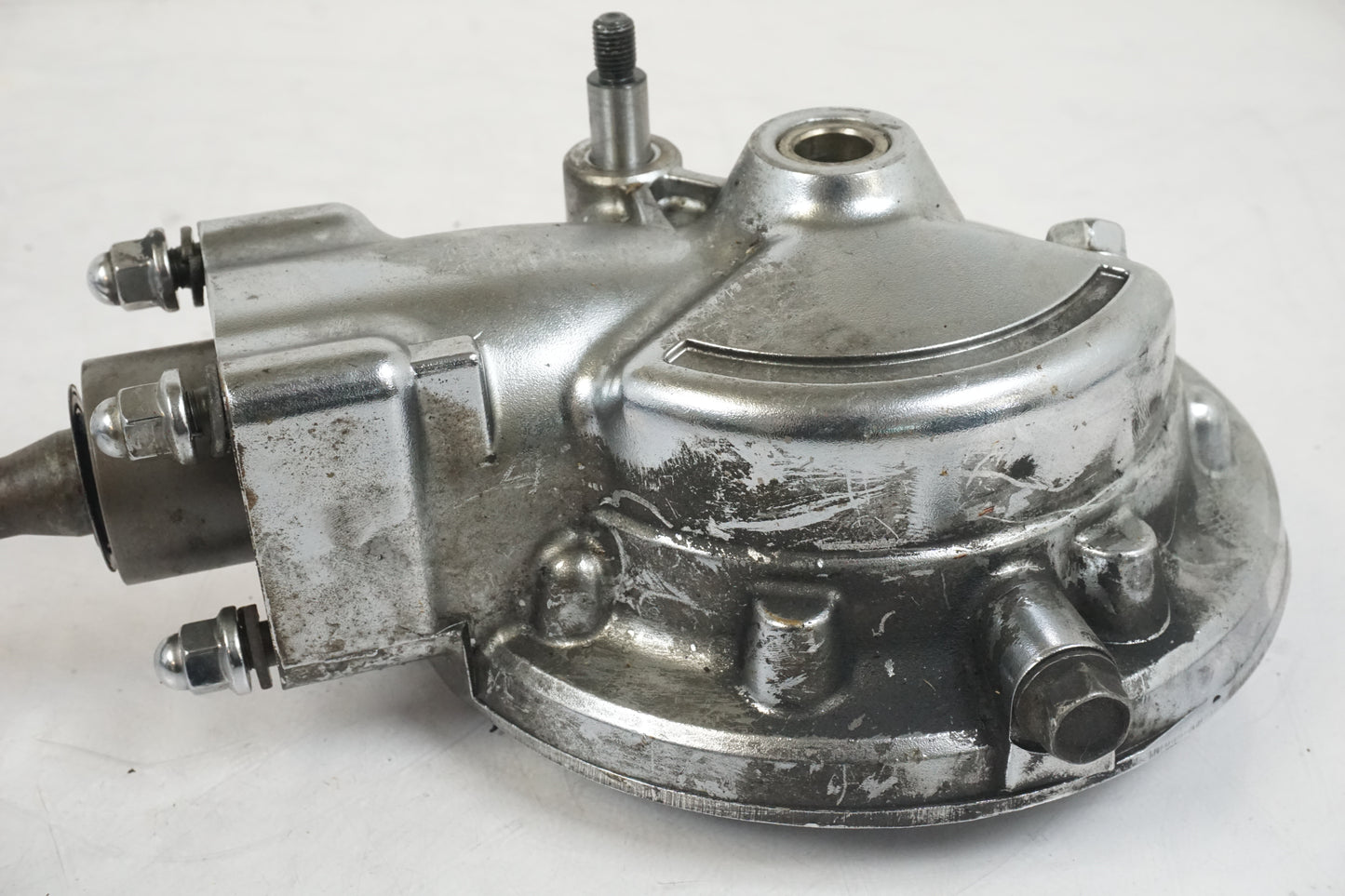 Snett uppifrån på Slutväxel från en Yamaha XV 1100 -1994 motorcykel.