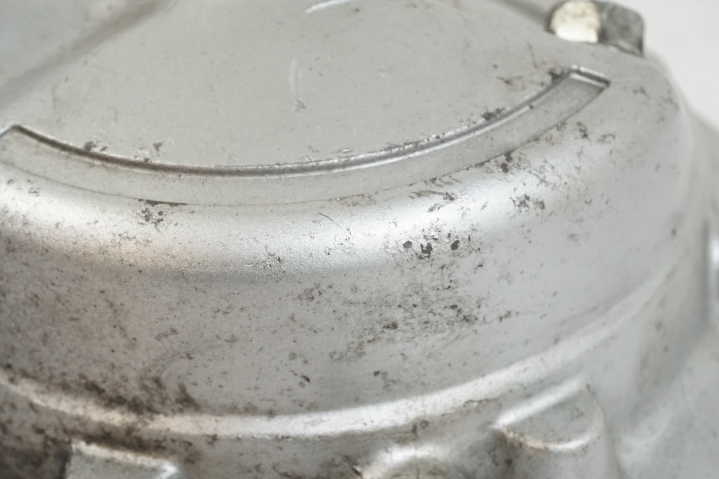 Snett nerifrån på Slutväxel från en Yamaha XV 750 -1993 motorcykel.