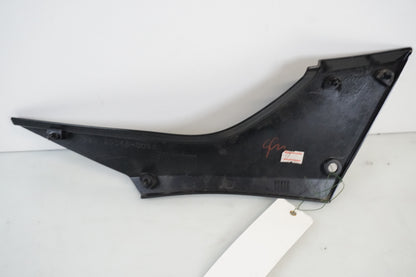 Snett nerifrån på Sidopanel från en Kawasaki Ninja 300 -2013 motorcykel.