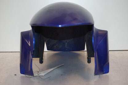 Snett uppifrån på Framskärm från en Yamaha YZF R6 -2011 motorcykel.