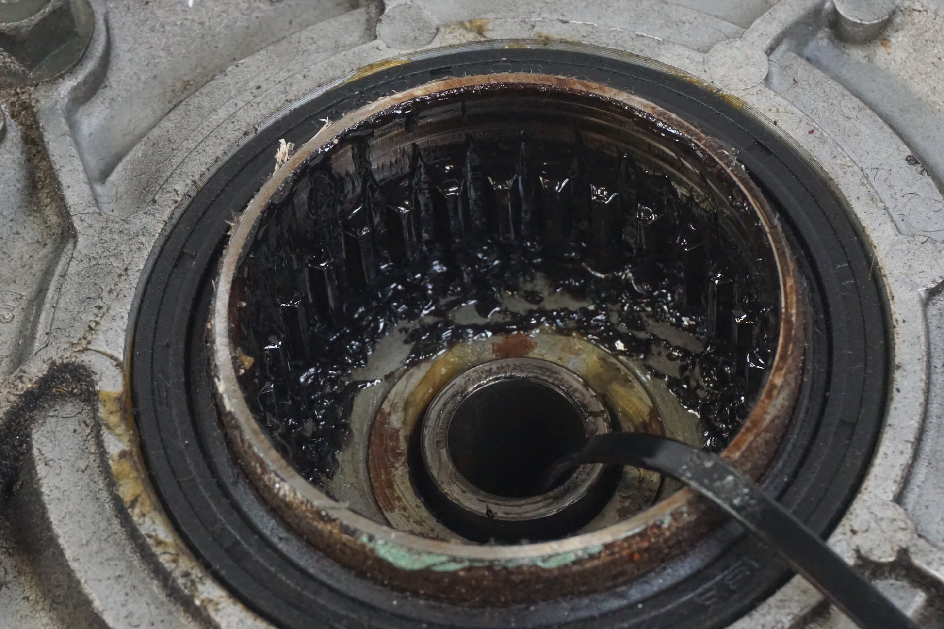 Extrabild5 på Slutväxel från en Yamaha XVS 1100 -2002 motorcykel.