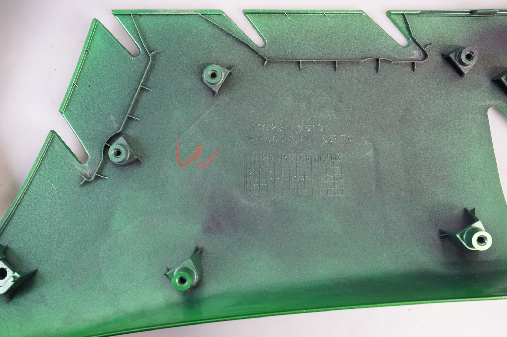 Extrabild1 på Sidkåpa från en Kawasaki ZZ-R 1400 -2013 motorcykel.