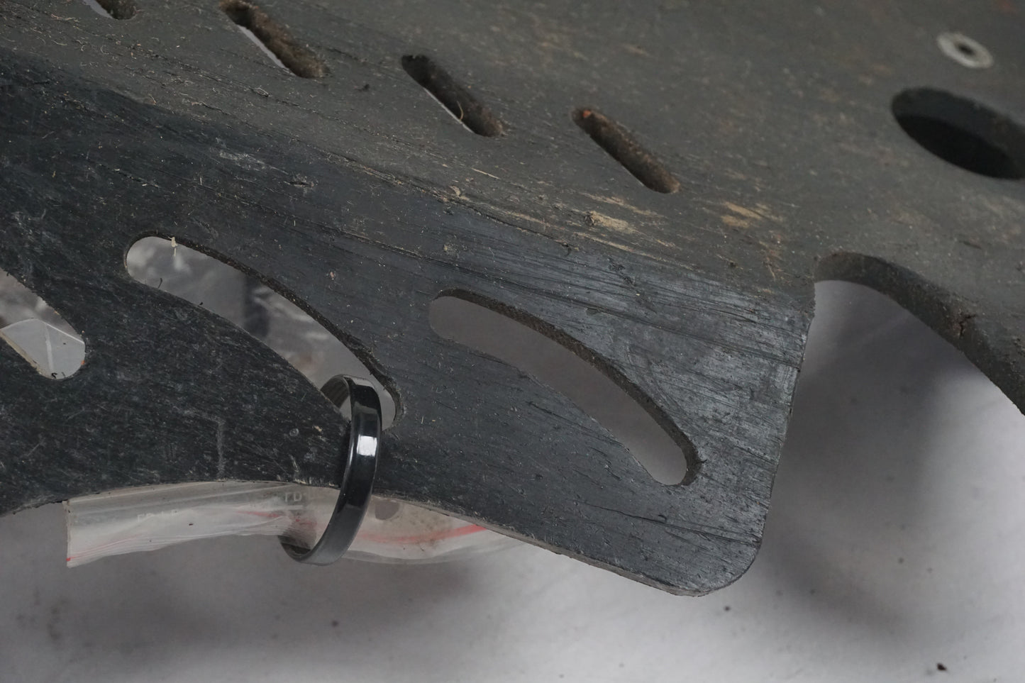 Snett uppifrån på Hasplast från en Gasgas CG 250 -2013 motorcykel.