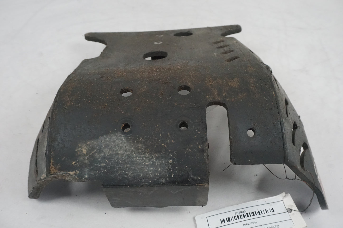 Snett nerifrån på Hasplast från en Gasgas CG 250 -2013 motorcykel.