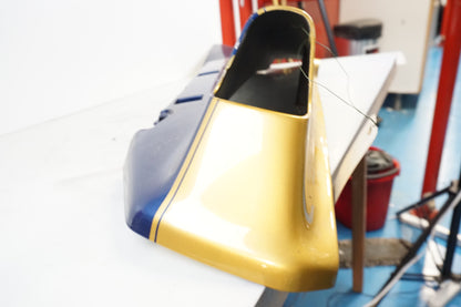 Höger sida på Bakvinge från en Kawasaki ZZR 1100 -1991 motorcykel.