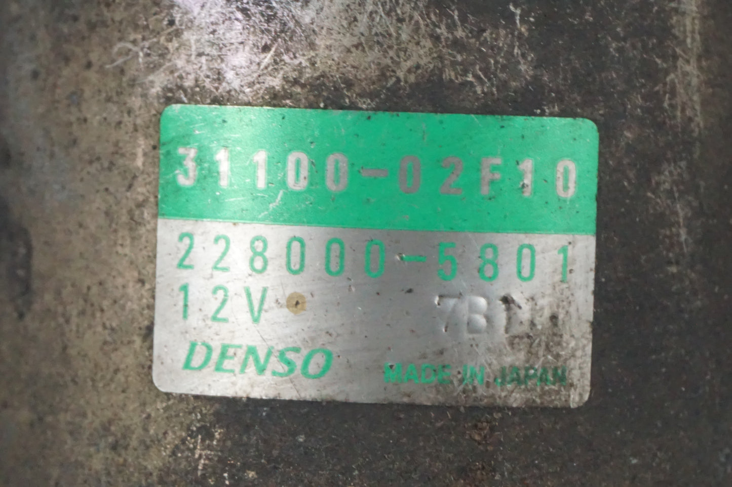 Extrabild1 på Startmotor från en Cagiva Raptor 1000 -2002 motorcykel.