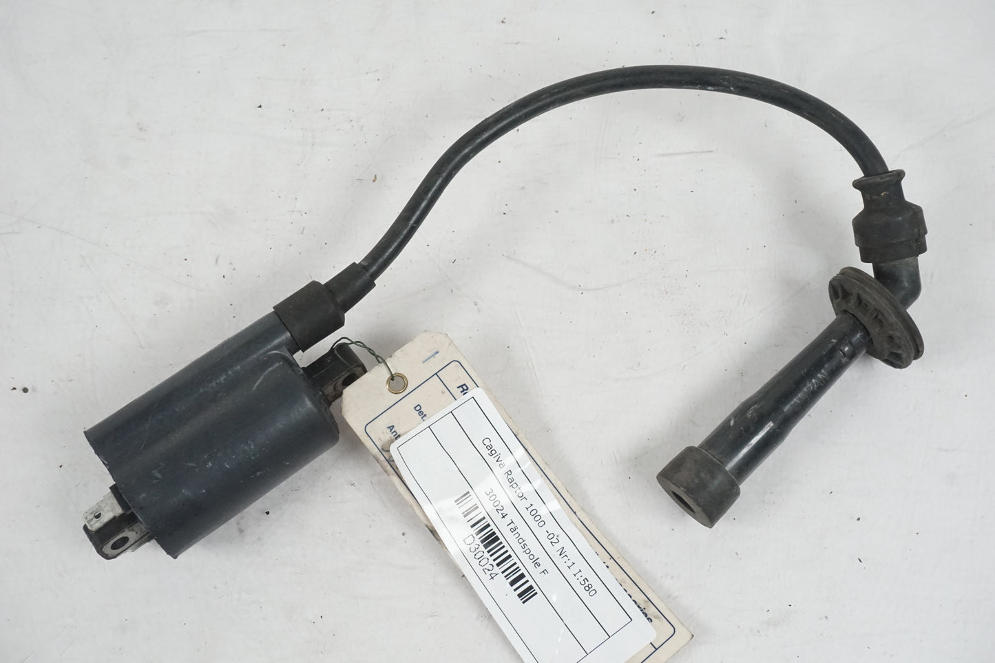 Framsidan på Tändspole från en Cagiva Raptor 1000 -2002 motorcykel.