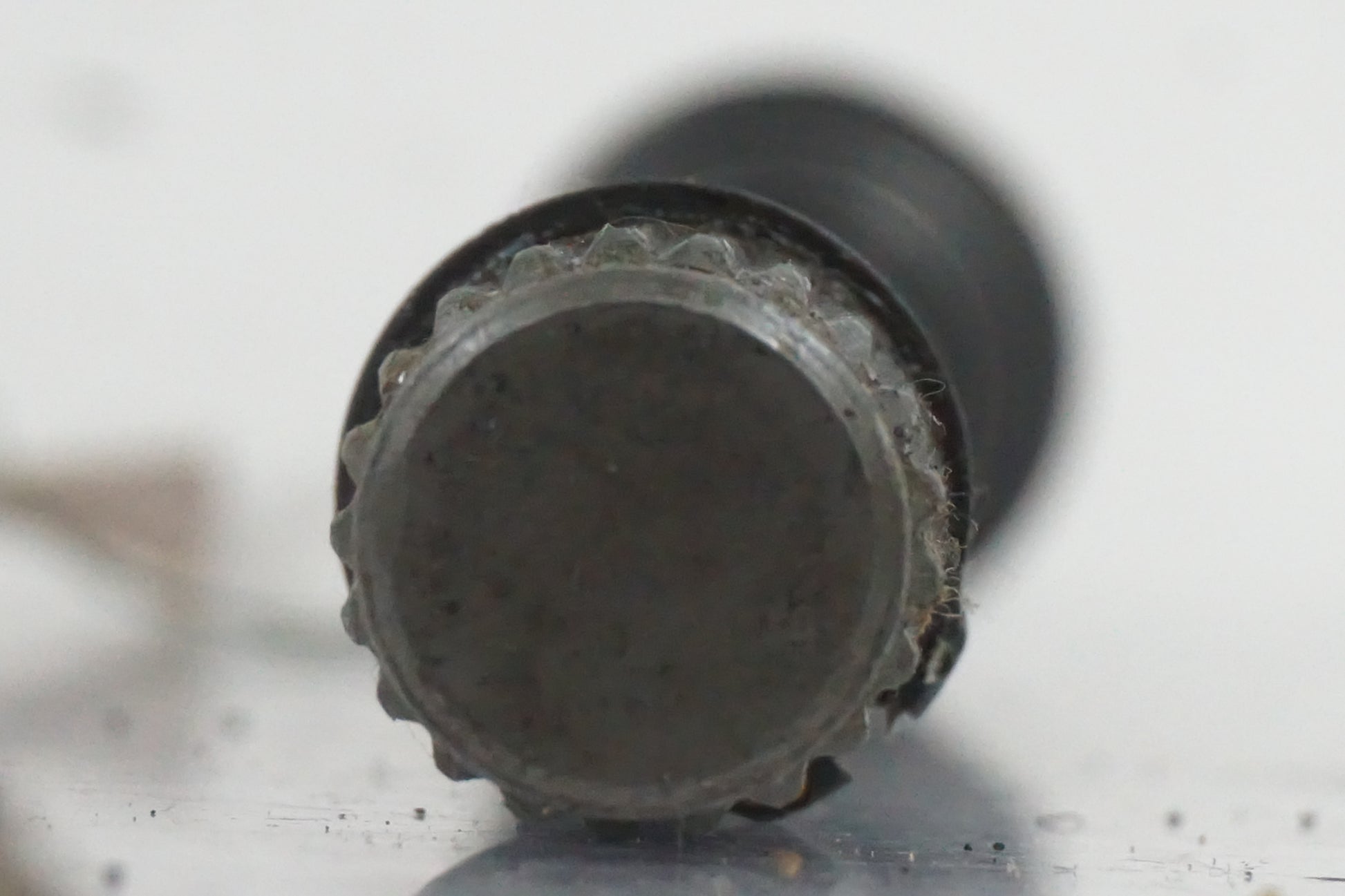 Snett uppifrån på Kardanaxel från en Yamaha XV 535 -2001 motorcykel.