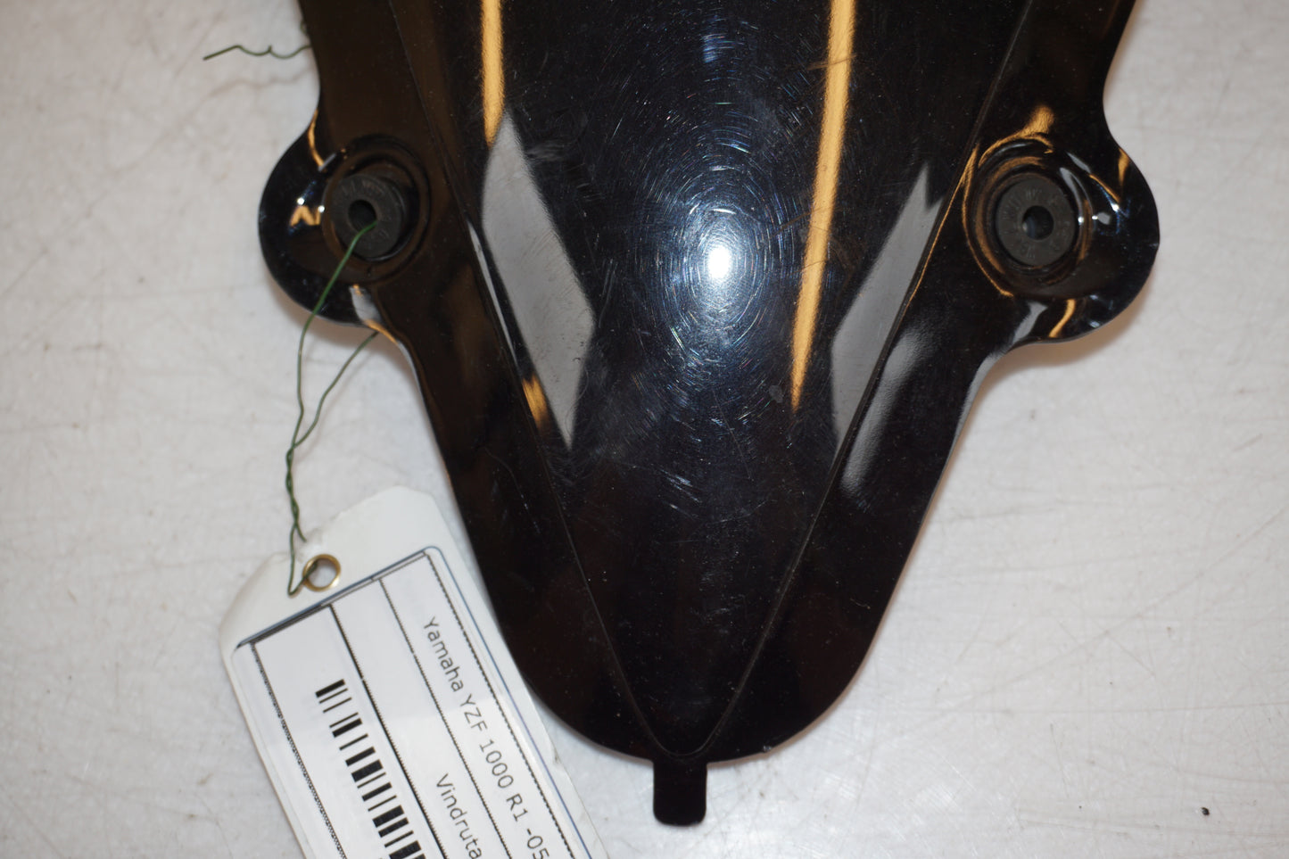 Höger sida på Vindruta från en Yamaha YZF 1000 R1 -2005 motorcykel.