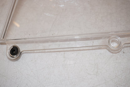 Snett uppifrån på Vindruta från en Honda CBR 600 RR -2003 motorcykel.