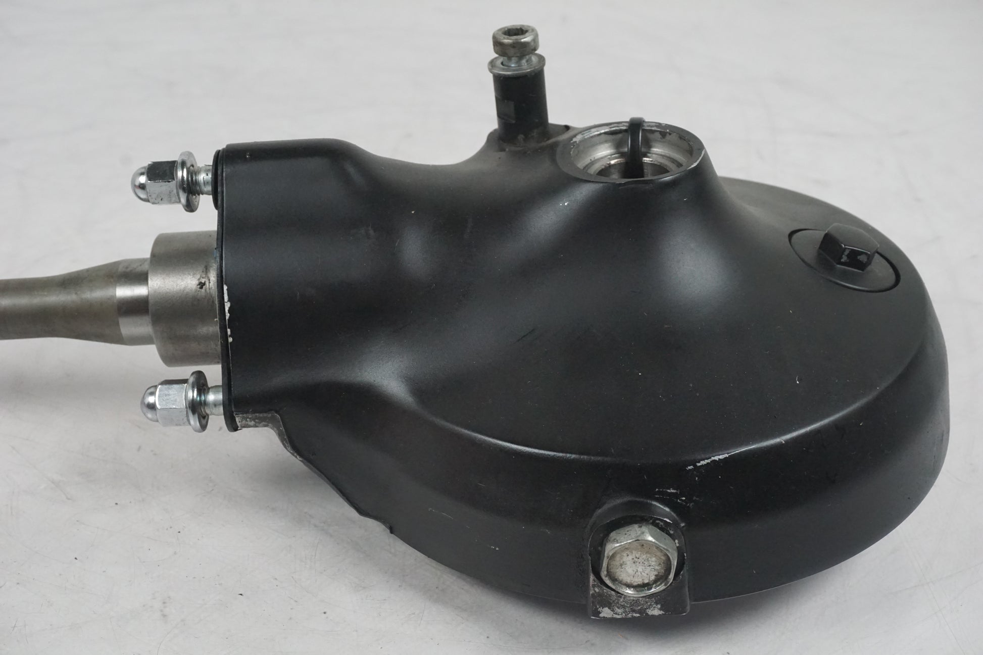 Snett uppifrån på Slutväxel från en Suzuki M 1800 -2009 motorcykel.