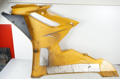 Snett nerifrån på Sidkåpa från en Triumph Daytona 675 -2006 motorcykel.