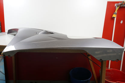 Baksidan på Sidkåpa från en Triumph Daytona 675 -2006 motorcykel.