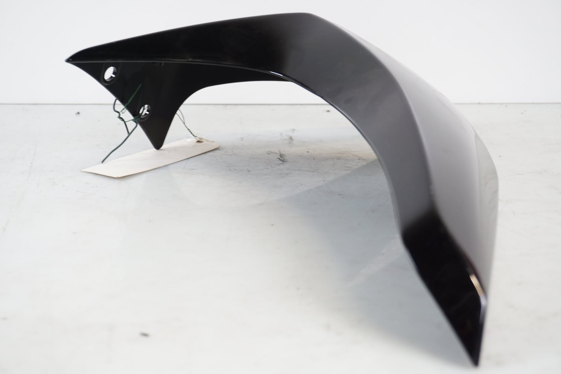 Snett uppifrån på Sidkåpa från en Kawasaki Z 1000 -2011 motorcykel.