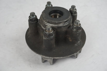 Snett uppifrån på Drevfäste från en Honda VFR 750 -1988 motorcykel.