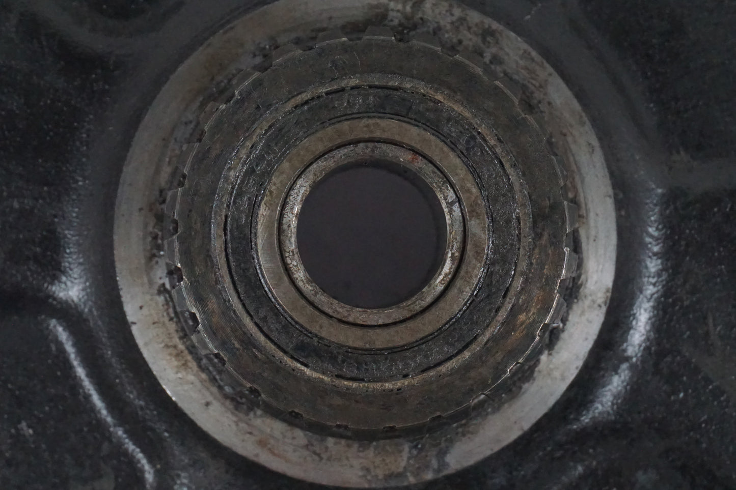 Höger sida på Drivfäste från en Honda CTX 1300 -2014 motorcykel.